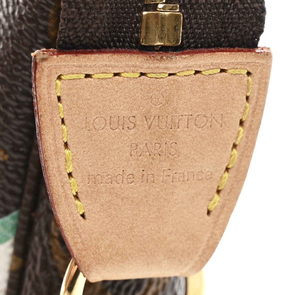 Louis Vuitton Monogram My LV Heritage Mini Pochette Accessories Ivory Vert Clair