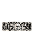 Gucci Sterling Silver Narrow Square G Band Ring 54 7