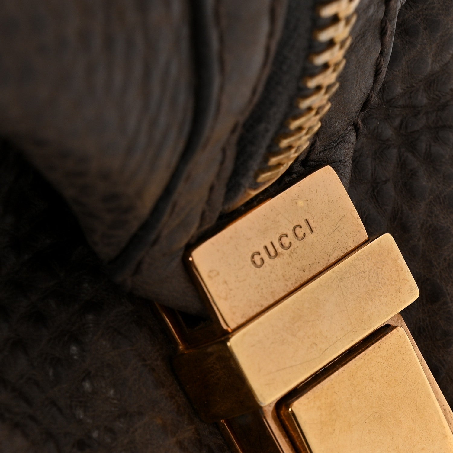 Gucci Guccissima Aviatrix Medium Boston Chocolate