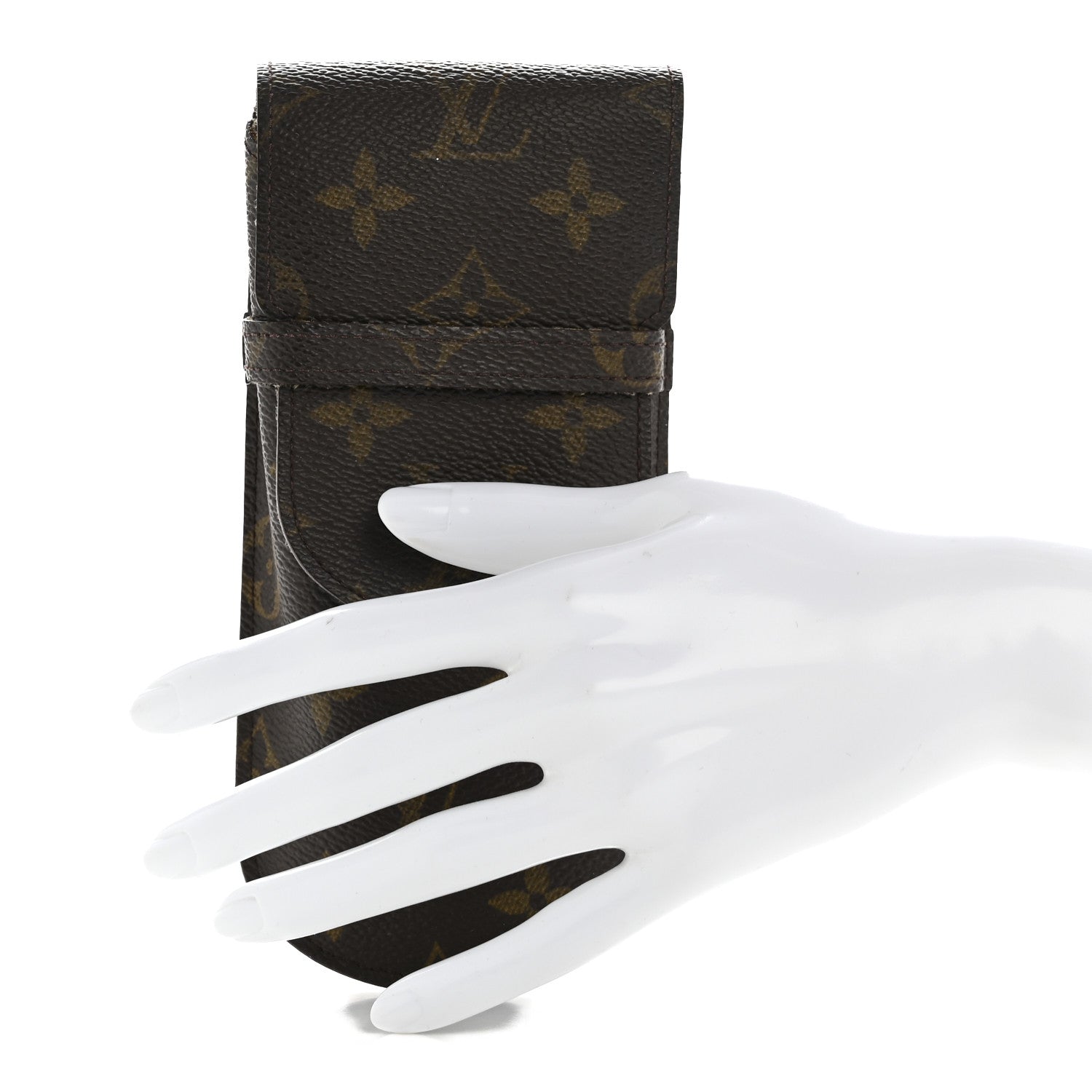 Louis Vuitton Monogram Glasses Sunglasses Case w Flap