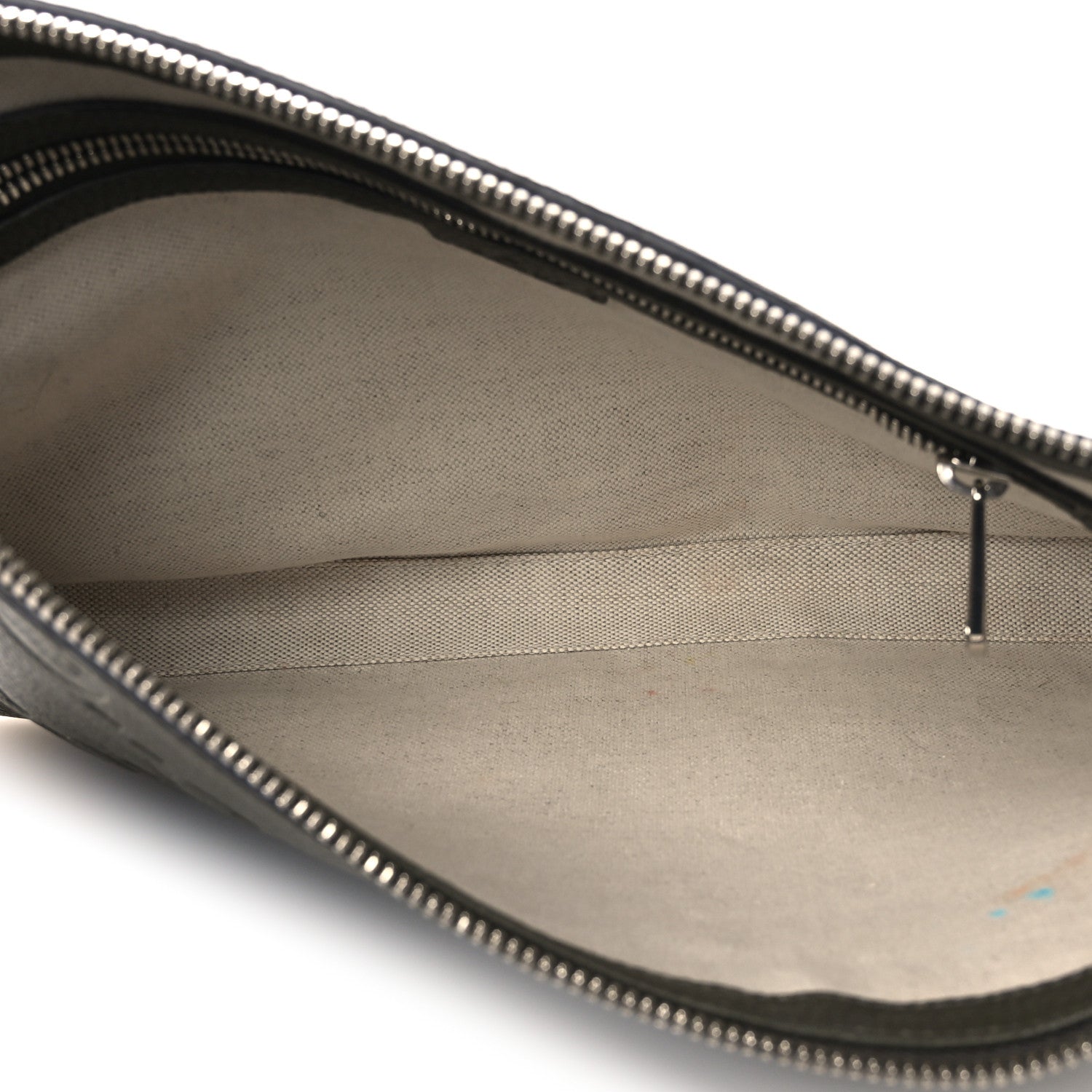 Gucci Piuma Calfskin Jumbo GG Embossed Medium Wristlet Messenger Bag Green