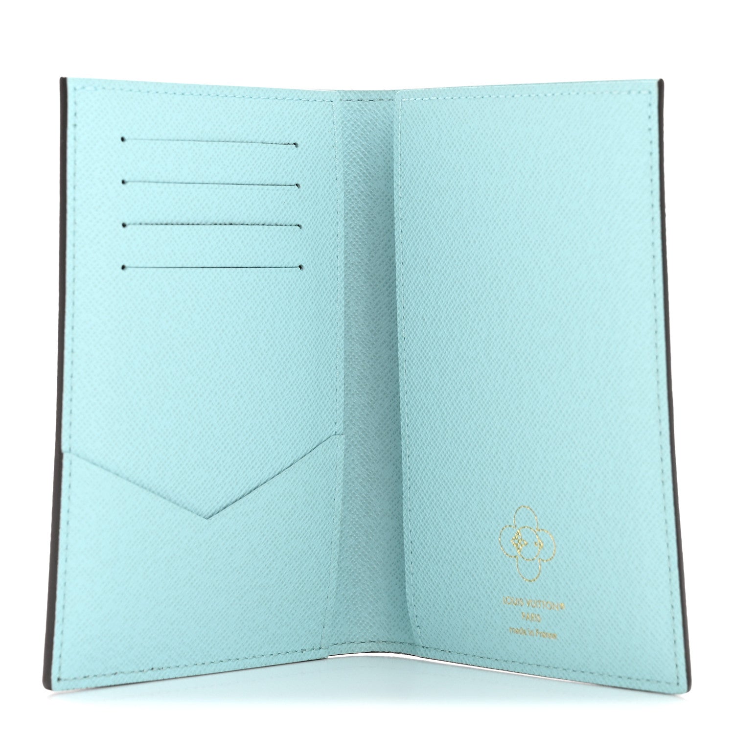 Louis Vuitton Monogram 2025 Christmas Animation Passport Cover Azur Frost