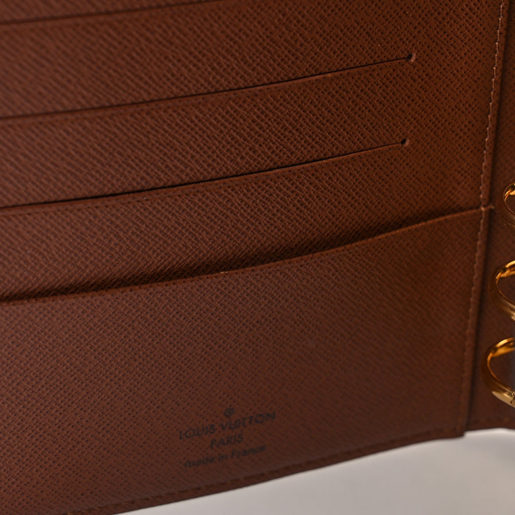 Louis Vuitton Monogram Medium Ring Agenda Cover