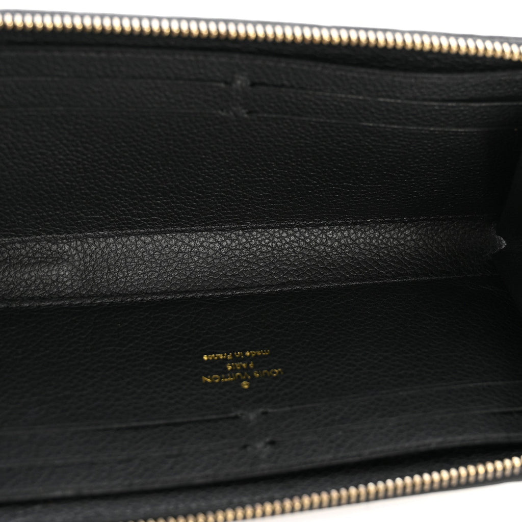 Louis Vuitton Empreinte Clemence Wallet Black