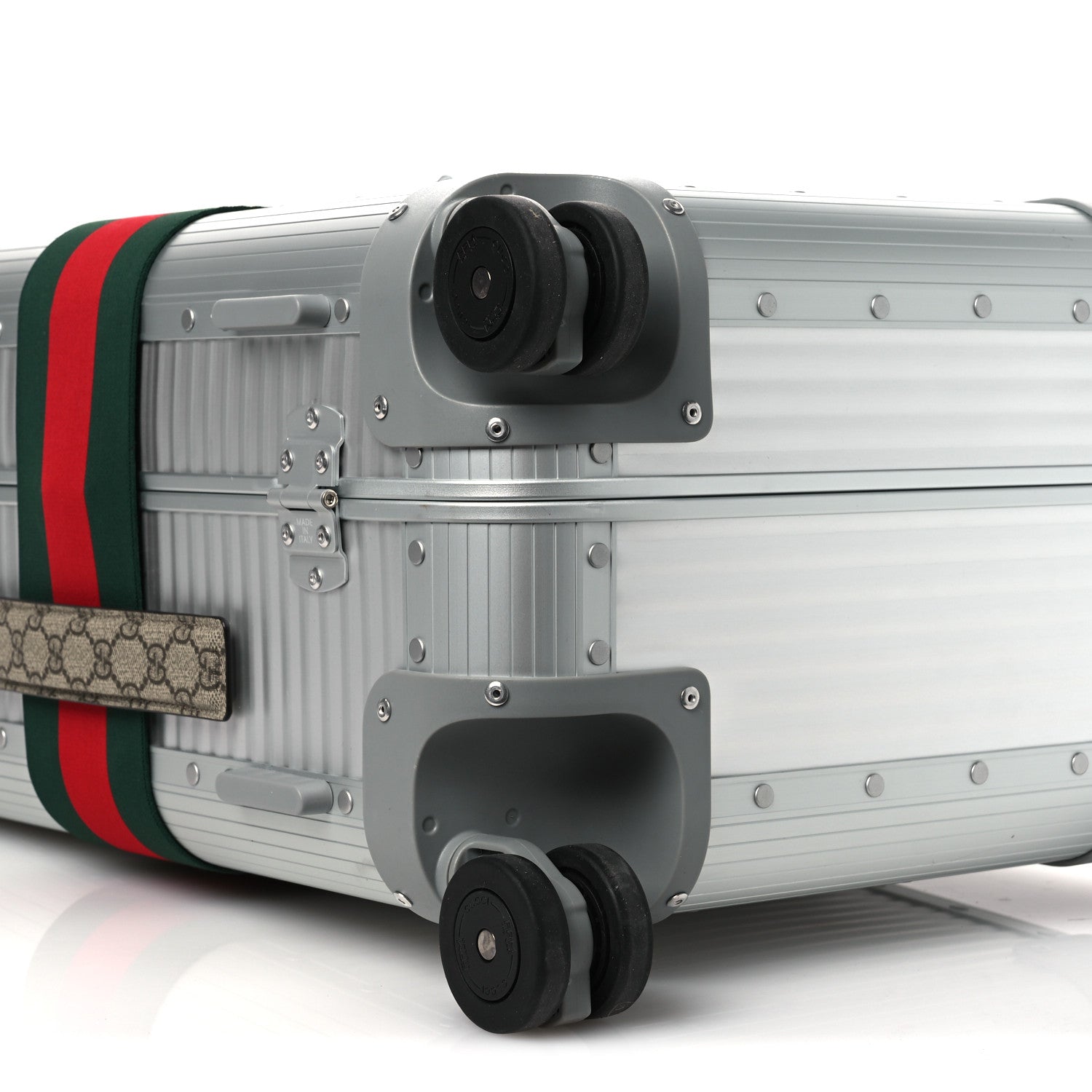 Gucci Aluminum Web Porter Cabin Plus Trolley