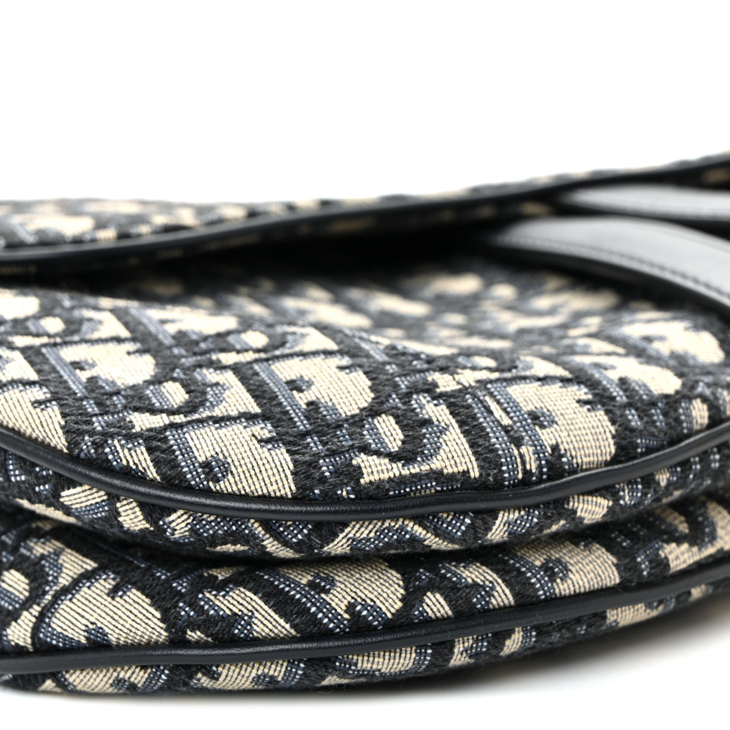 Christian Dior Oblique Saddle Bag Blue