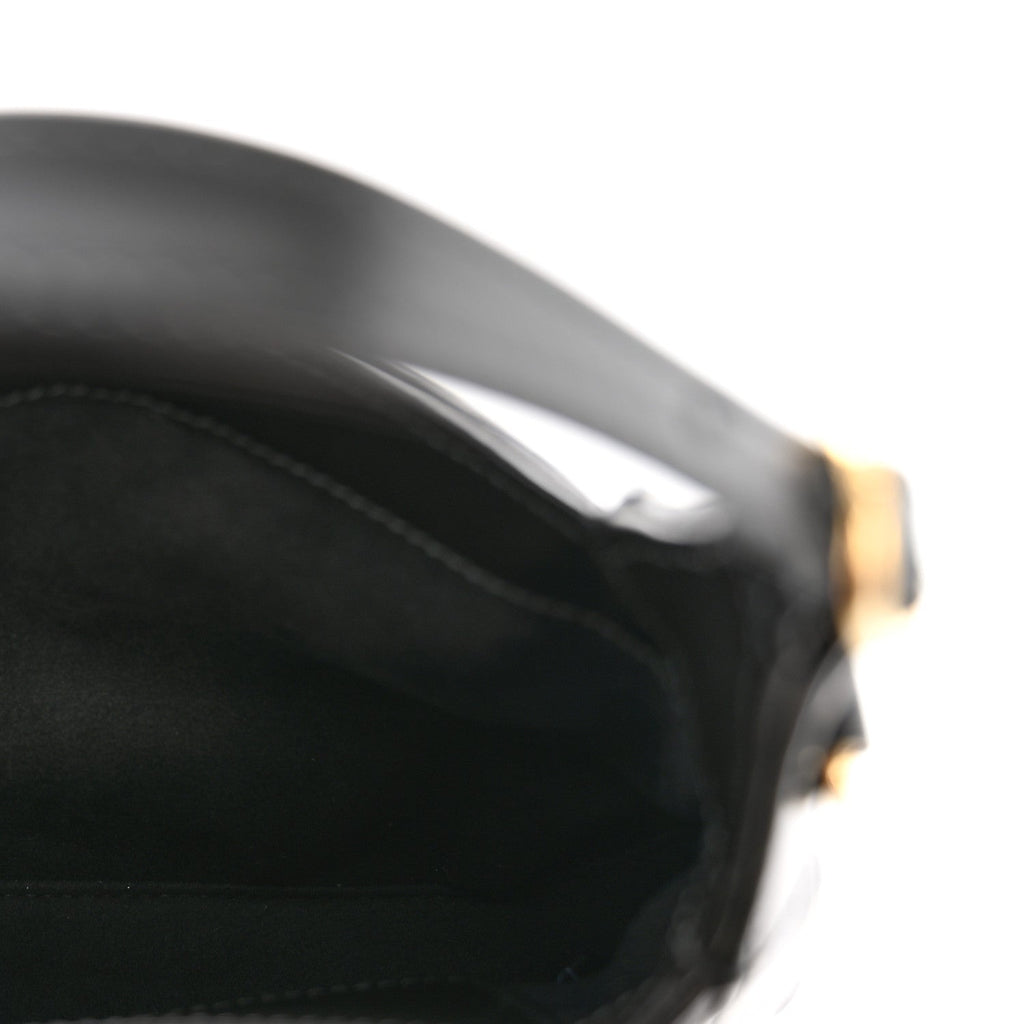 Gucci New Canvas Charisma Calfskin Crystal GG Monogram Mini Jackie 1961 Hobo Black