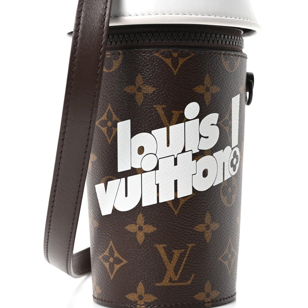 Louis Vuitton Monogram Calfskin Everyday LV Coffee Cup Pouch