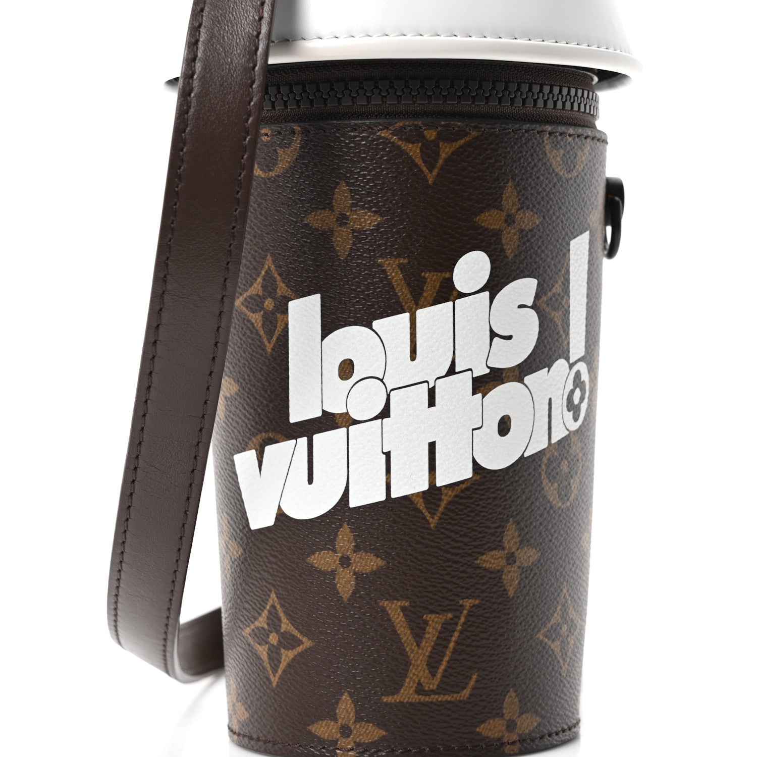 Louis Vuitton Monogram Calfskin Everyday LV Coffee Cup Pouch
