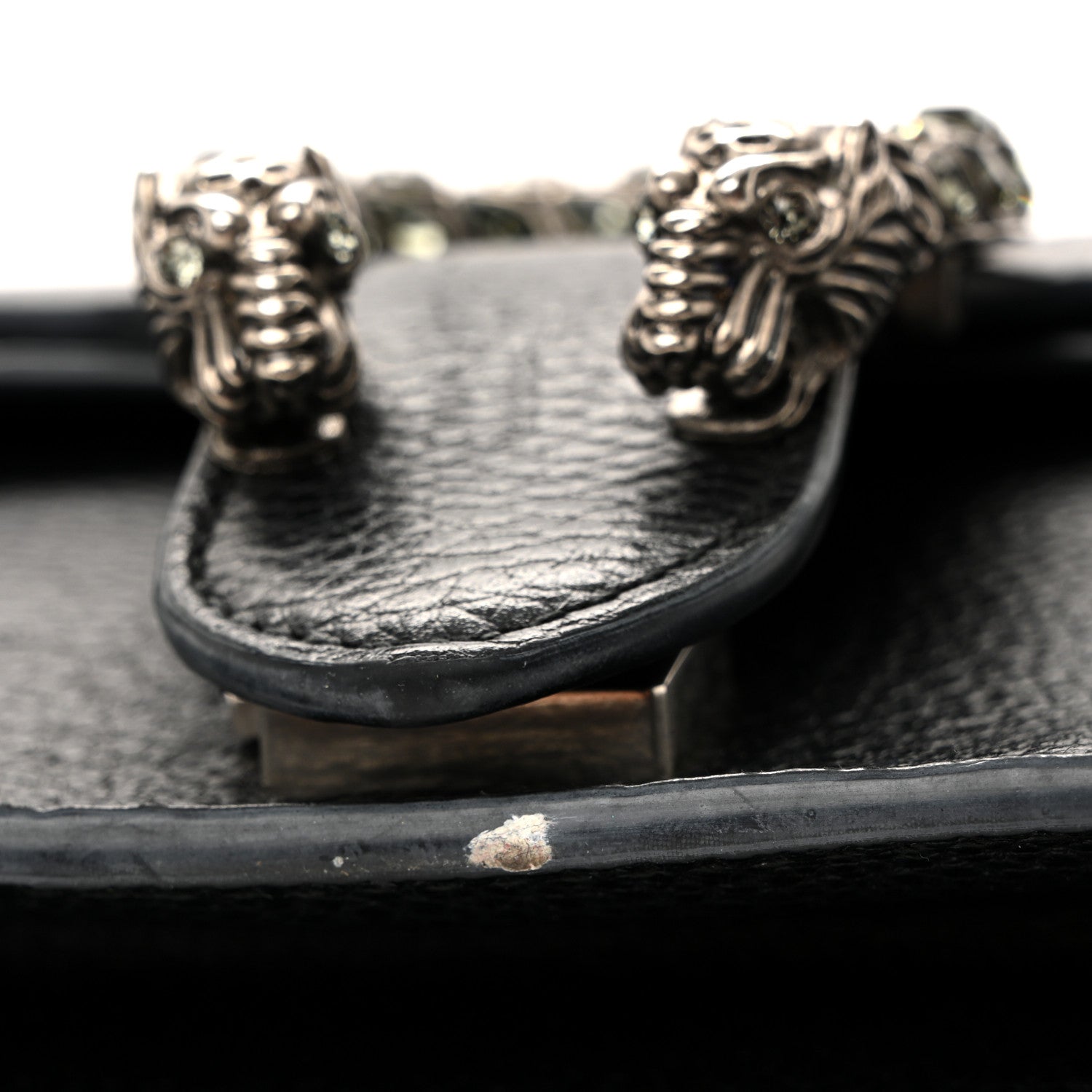 Gucci Pebbled Calfskin Small Dionysus Shoulder Bag Black