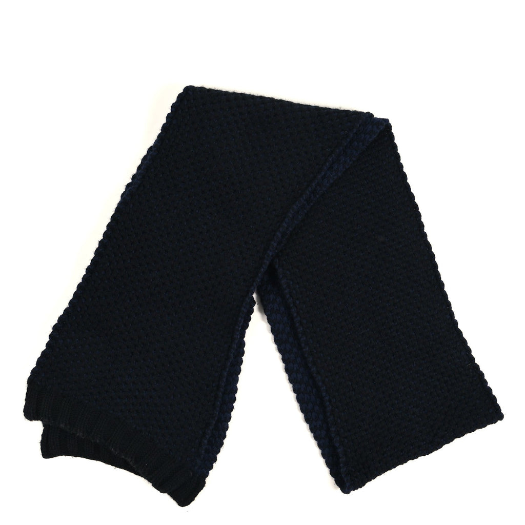 Cashmere CC Logo Shooting Star Scarf Blue Black