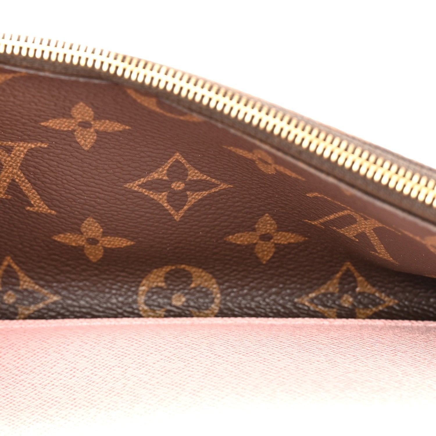 Louis Vuitton Monogram Emilie Wallet Rose Ballerine