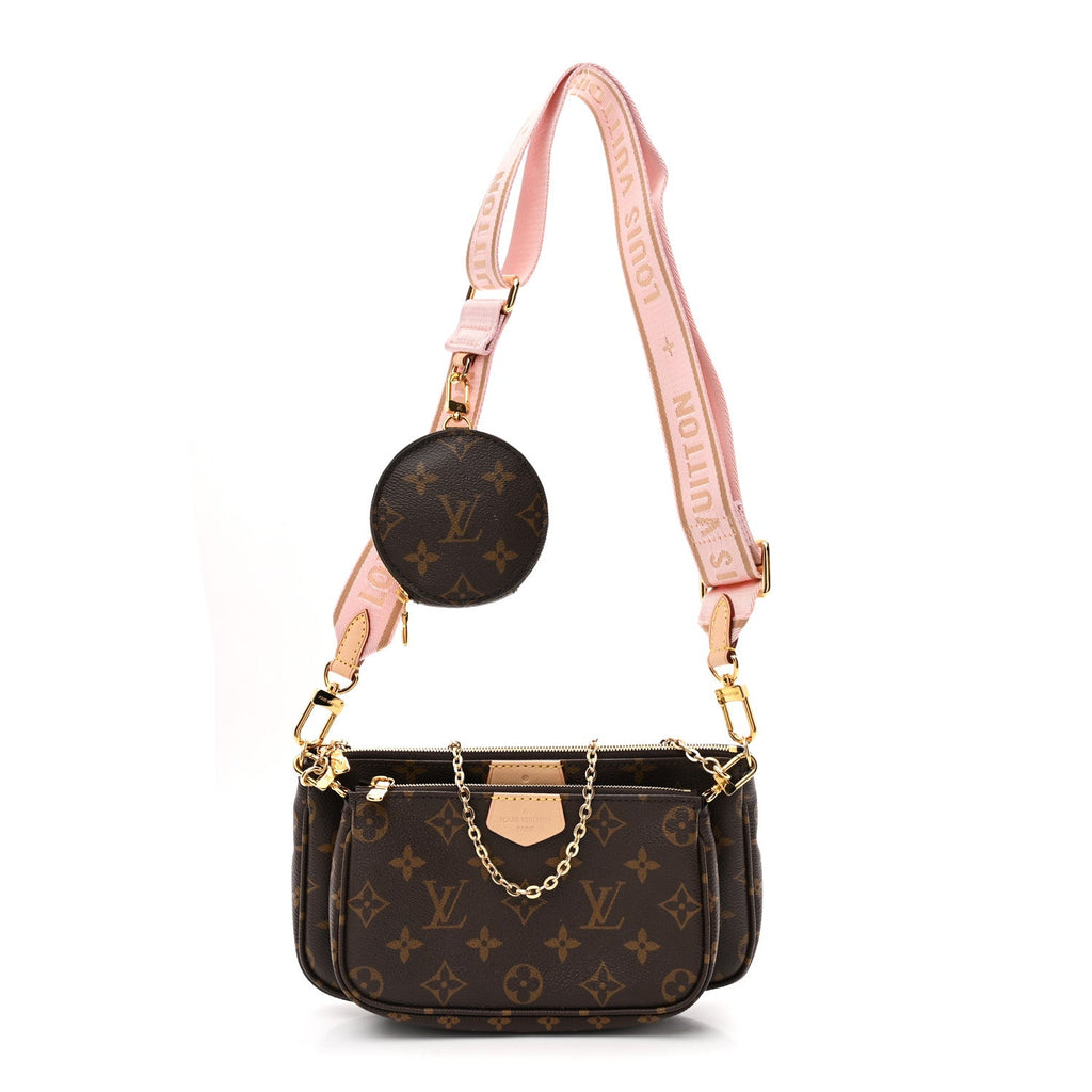 Louis Vuitton Monogram Multi Pochette Accessories Rose Clair