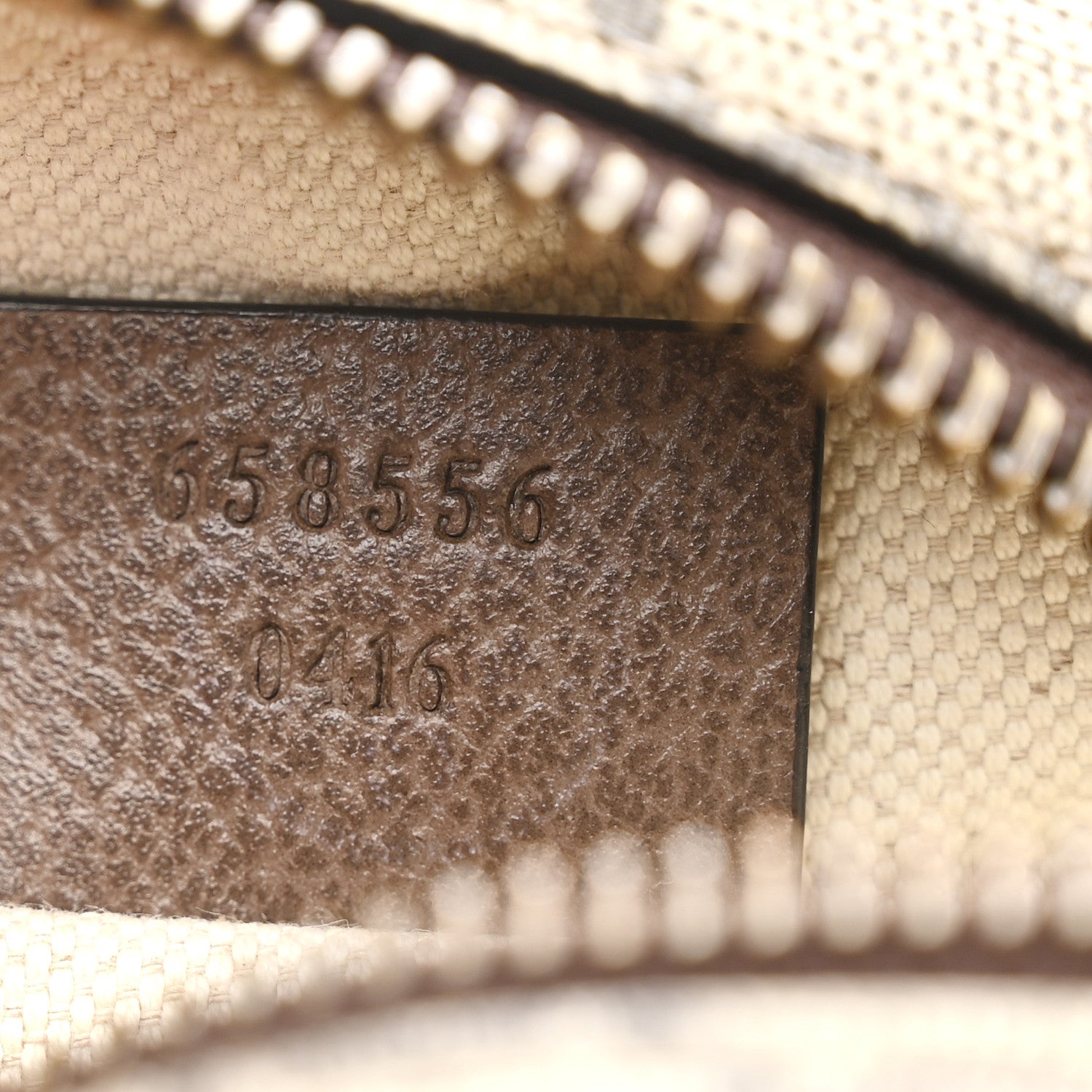 Gucci GG Supreme Monogram Mini Neo Vintage Double Zip Messenger Bag Beige New Acero Crop