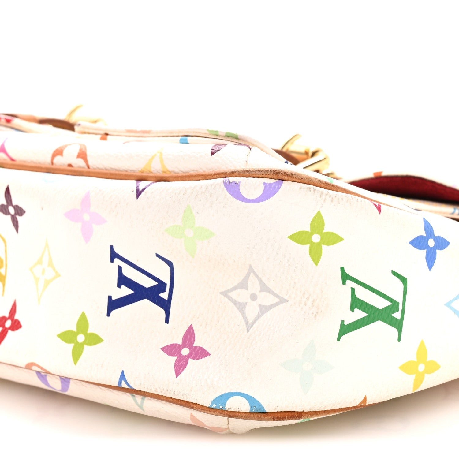 Louis Vuitton Monogram Multicolor Lodge PM White