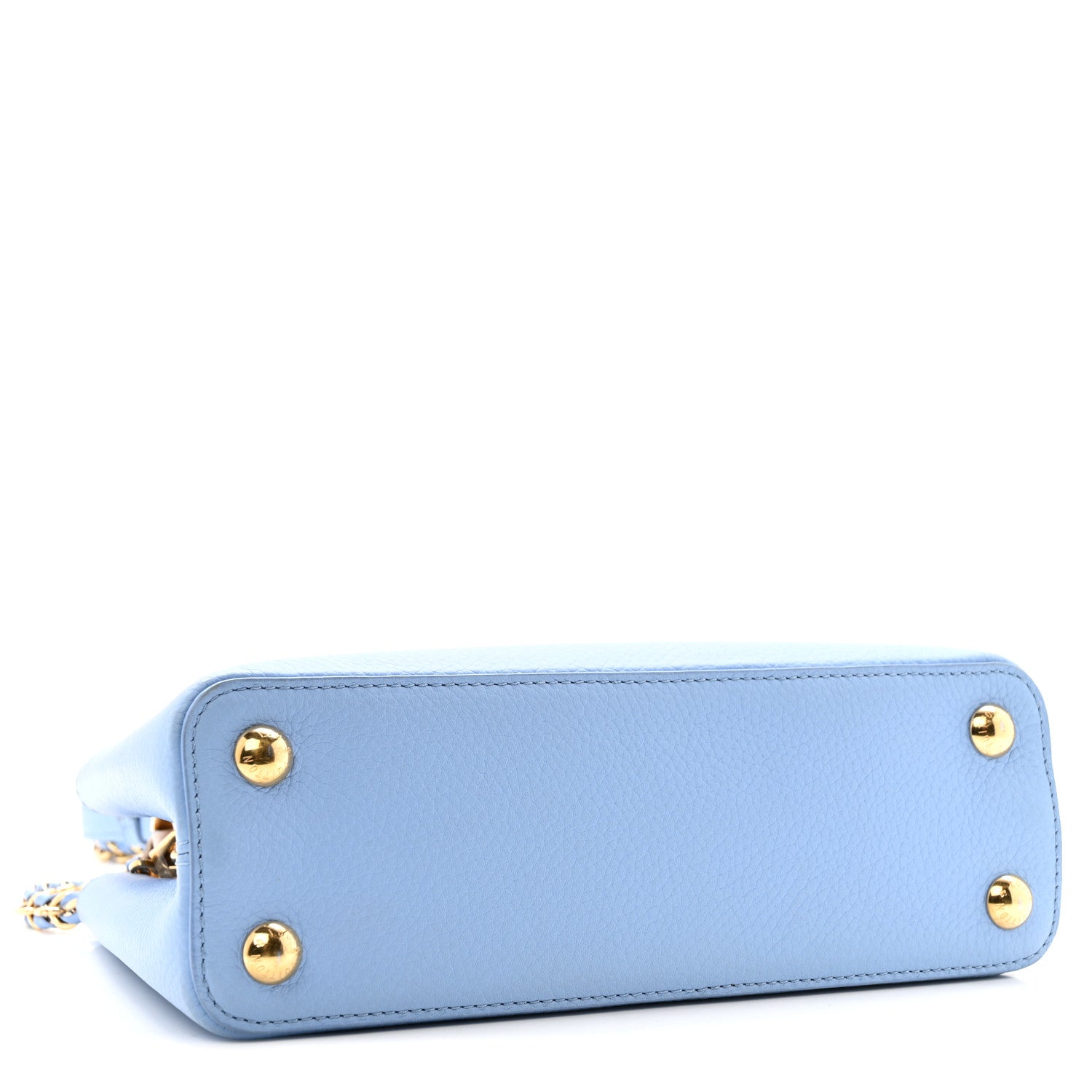 Louis Vuitton Taurillon Capucines BB Bleu de Provence Greige Doux