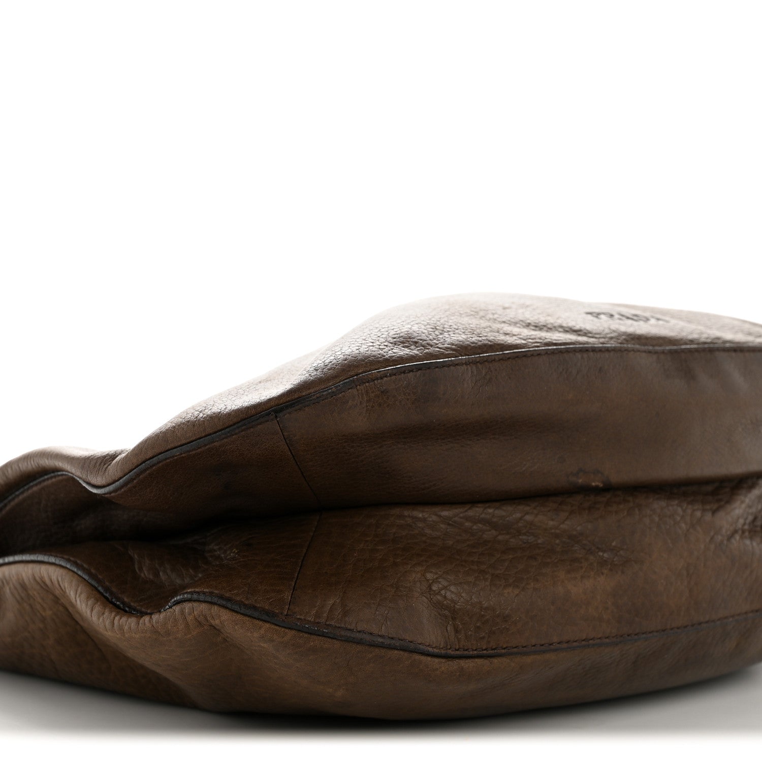 Prada Vitello Daino Hobo  Brown