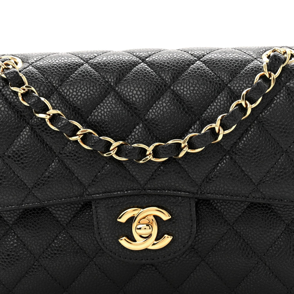 Chanel Caviar Quilted Small Double Flap Black
