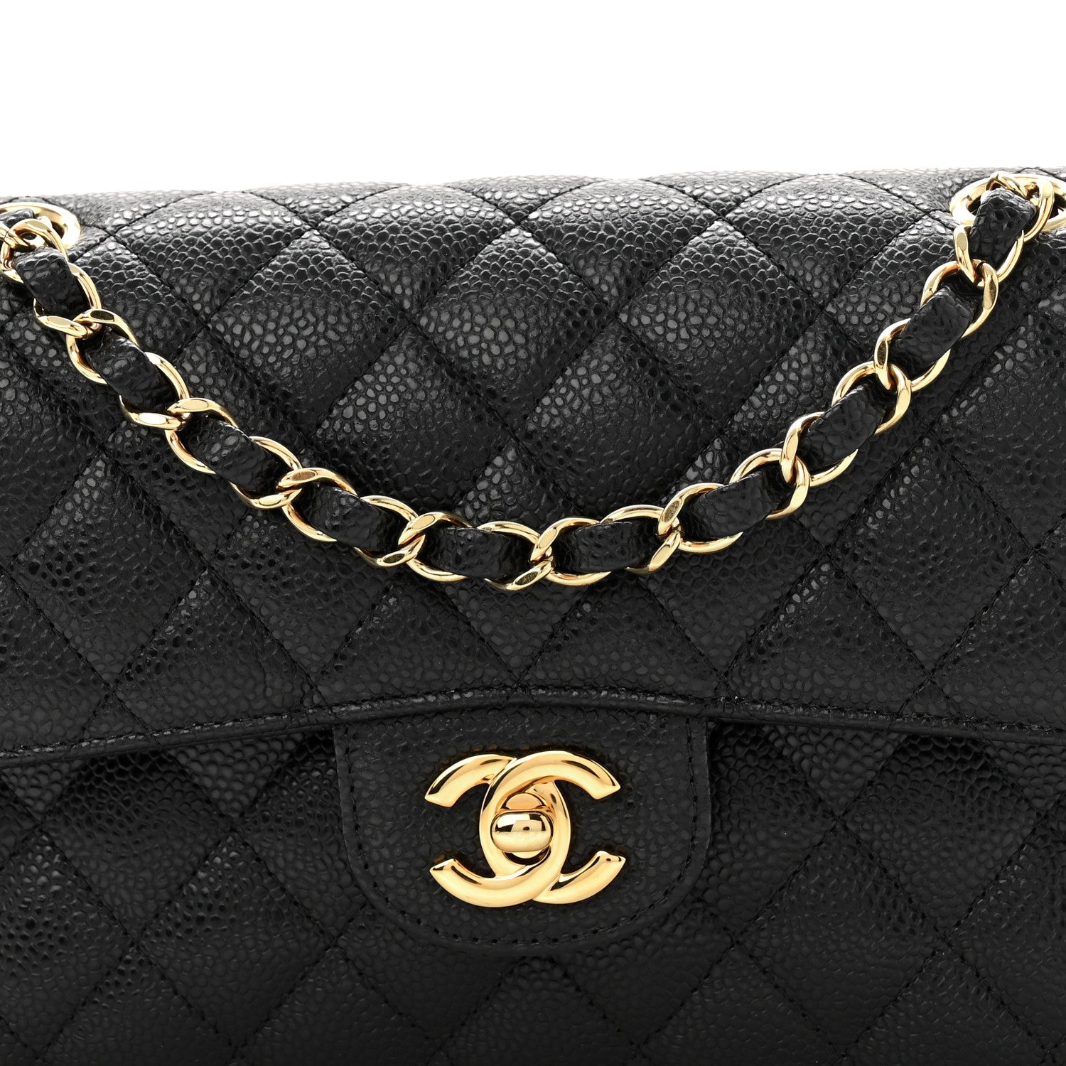 Chanel Caviar Quilted Small Double Flap Black