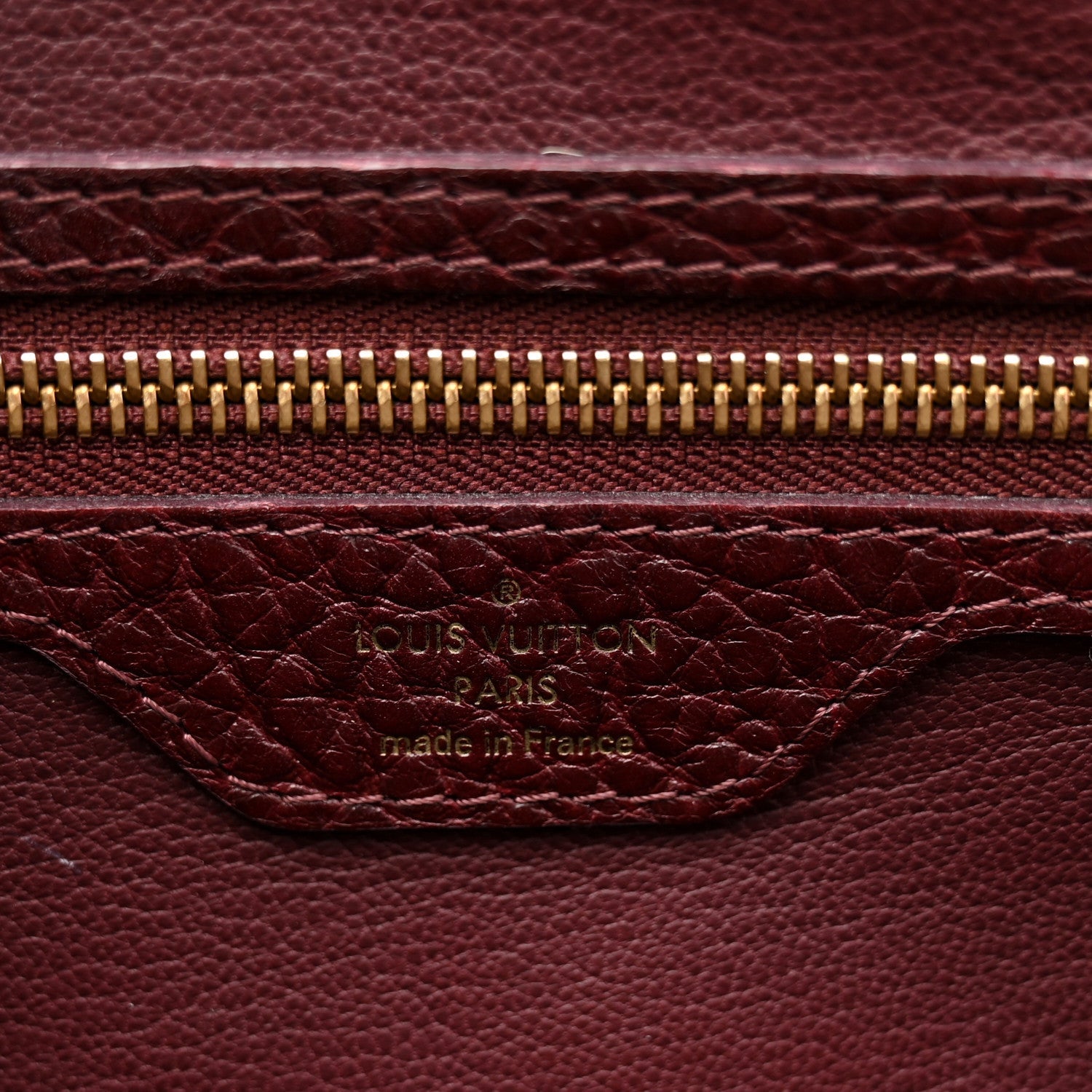 Louis Vuitton Ostrich Lizard Majestueux Tote MM Bordeaux