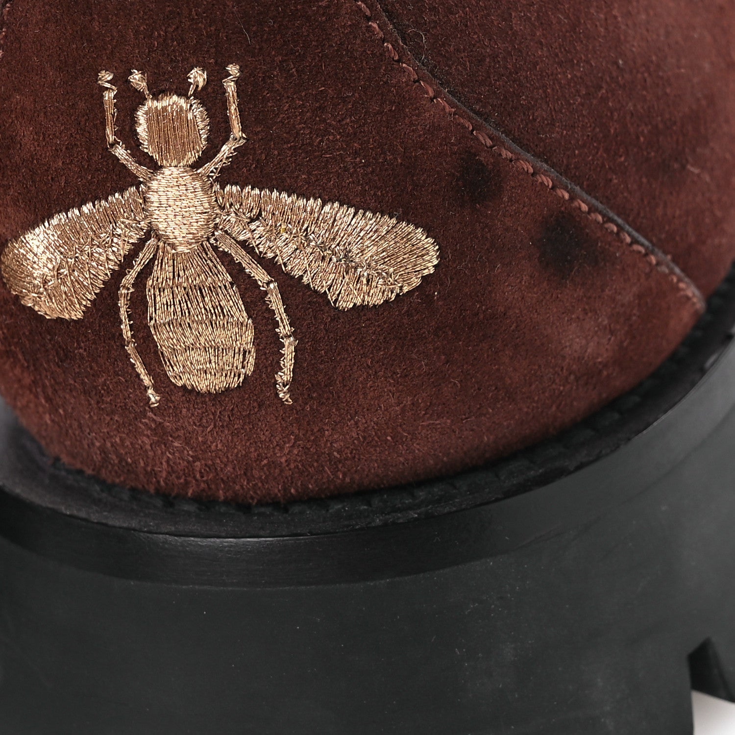 Gucci Suede Shearling Mens Harald Horsebit Ankle Boots 12 Light Brown Butterscotch