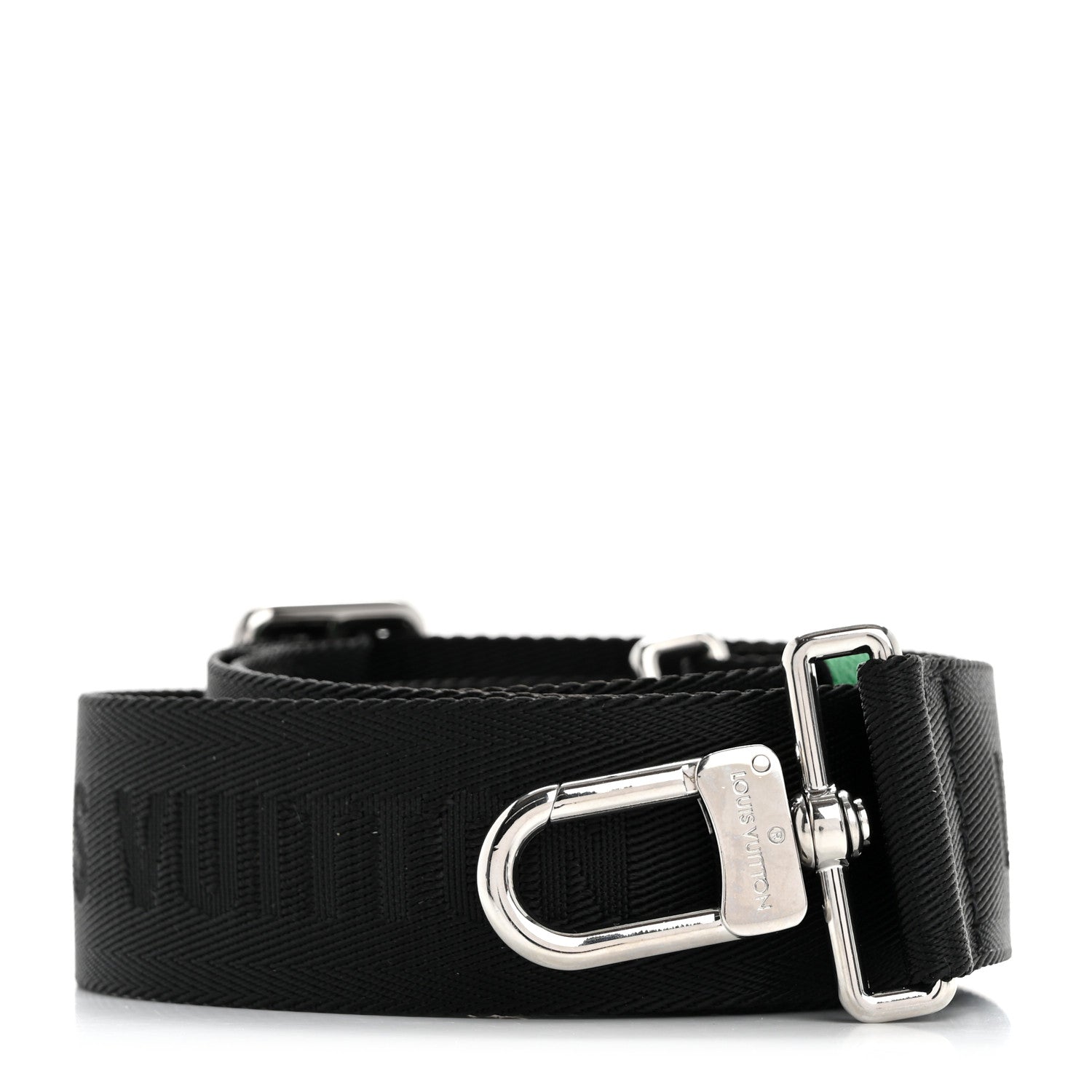 Louis Vuitton Nylon Alpha Messenger Strap Black Cactus Green