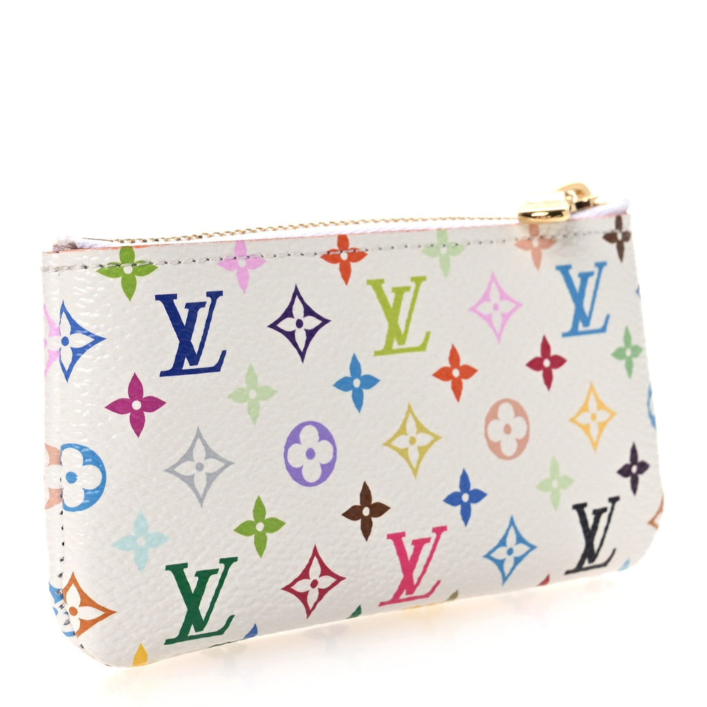 Louis Vuitton LV X TM Monogram Multicolor Key Pouch White