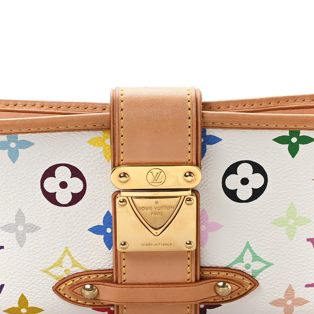 Louis Vuitton Monogram Multicolor Shirley White