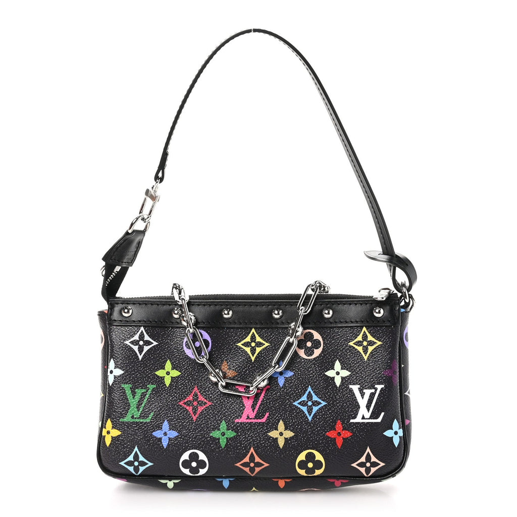 Louis Vuitton LV X TM Monogram Multicolor Pochette Accessories Black