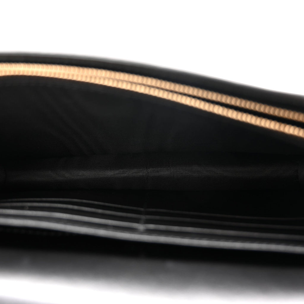 Gucci Calfskin GG Matelasse Chain Wallet Black