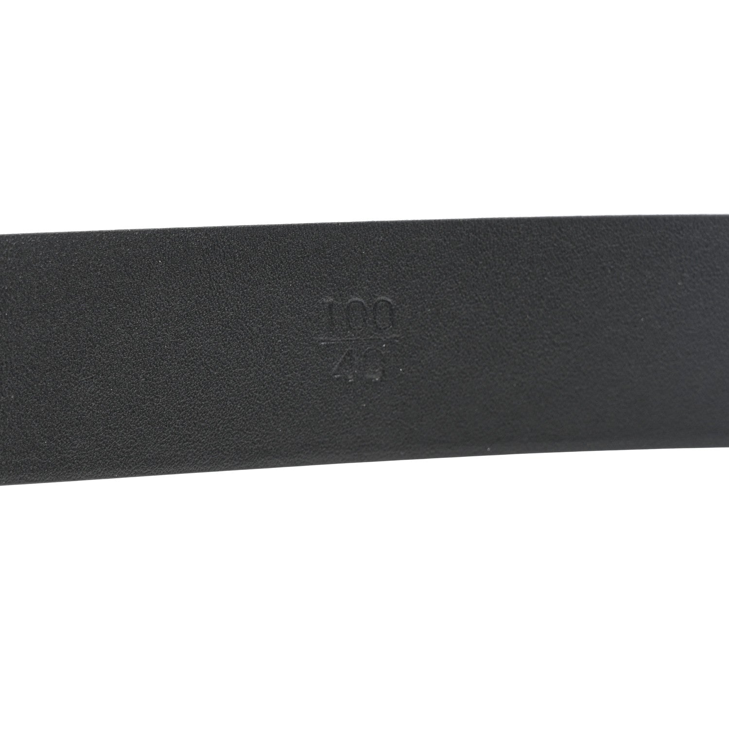 Calfskin Paris Button CC Belt 100 40 Black