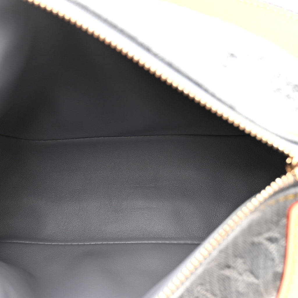 Louis Vuitton Denim Monogram Side Trunk MM Washed Gray