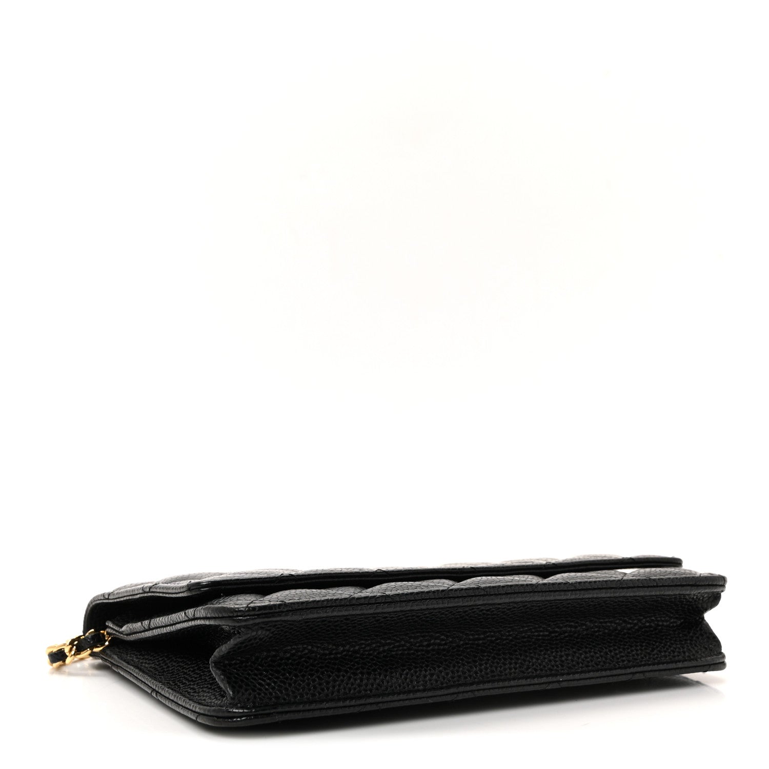 Chanel Caviar Quilted Wallet on Chain WOC Black