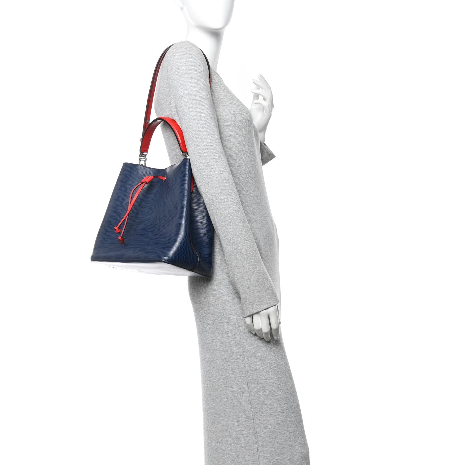 Louis Vuitton Epi Neonoe Indigo Coquelicot