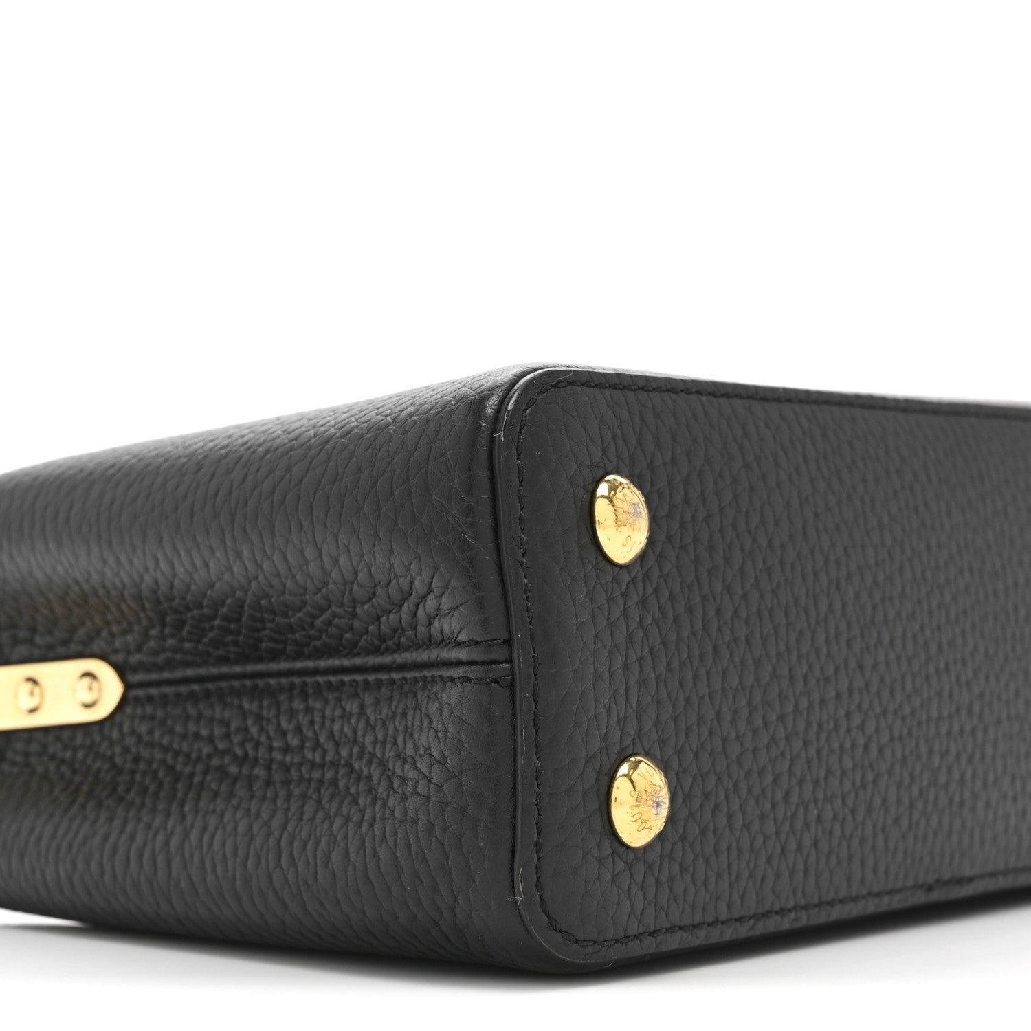 Louis Vuitton Taurillon Mini Capucines Black