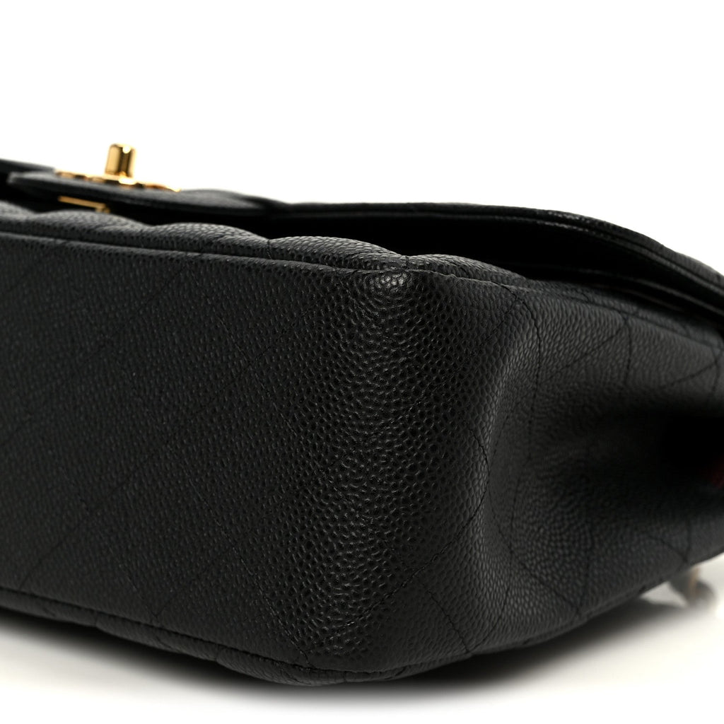 Chanel Caviar Quilted Jumbo Double Flap Black