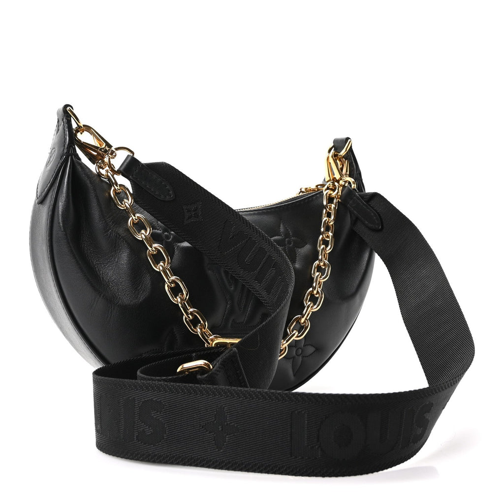 Louis Vuitton Calfskin Bubblegram Over The Moon Black