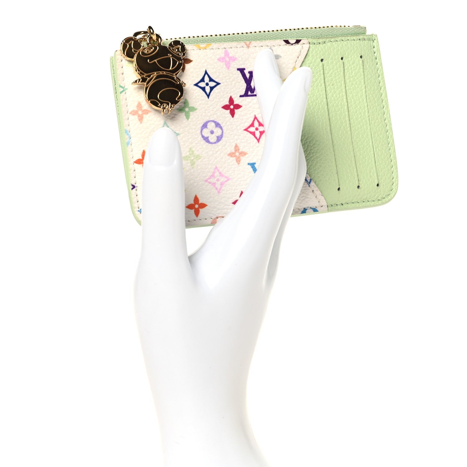 Louis Vuitton LV X TM Monogram Romy Card Holder Green Tea