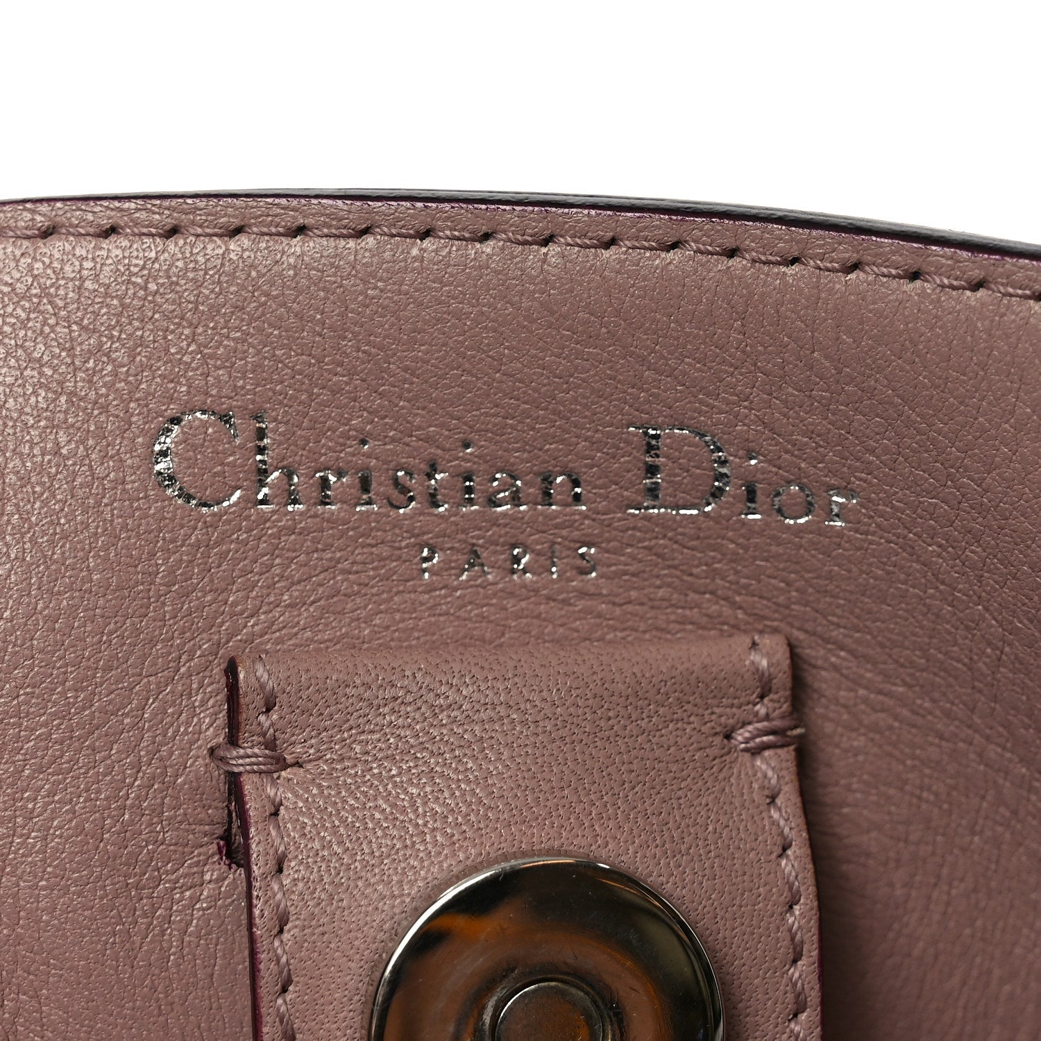 Christian Dior Smooth Calfskin Large Diorissimo Tote Blue