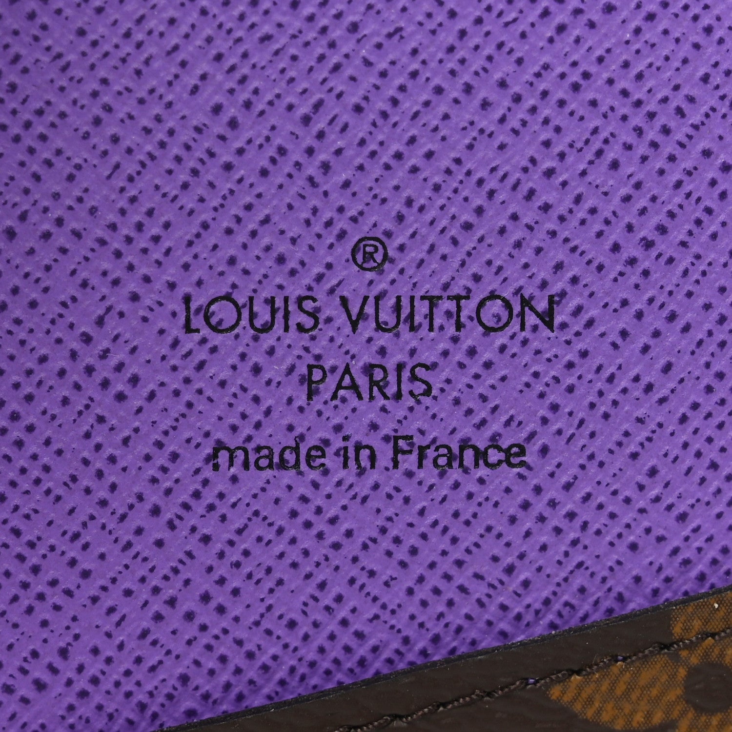Louis Vuitton Monogram Pocket Organizer NM Purple