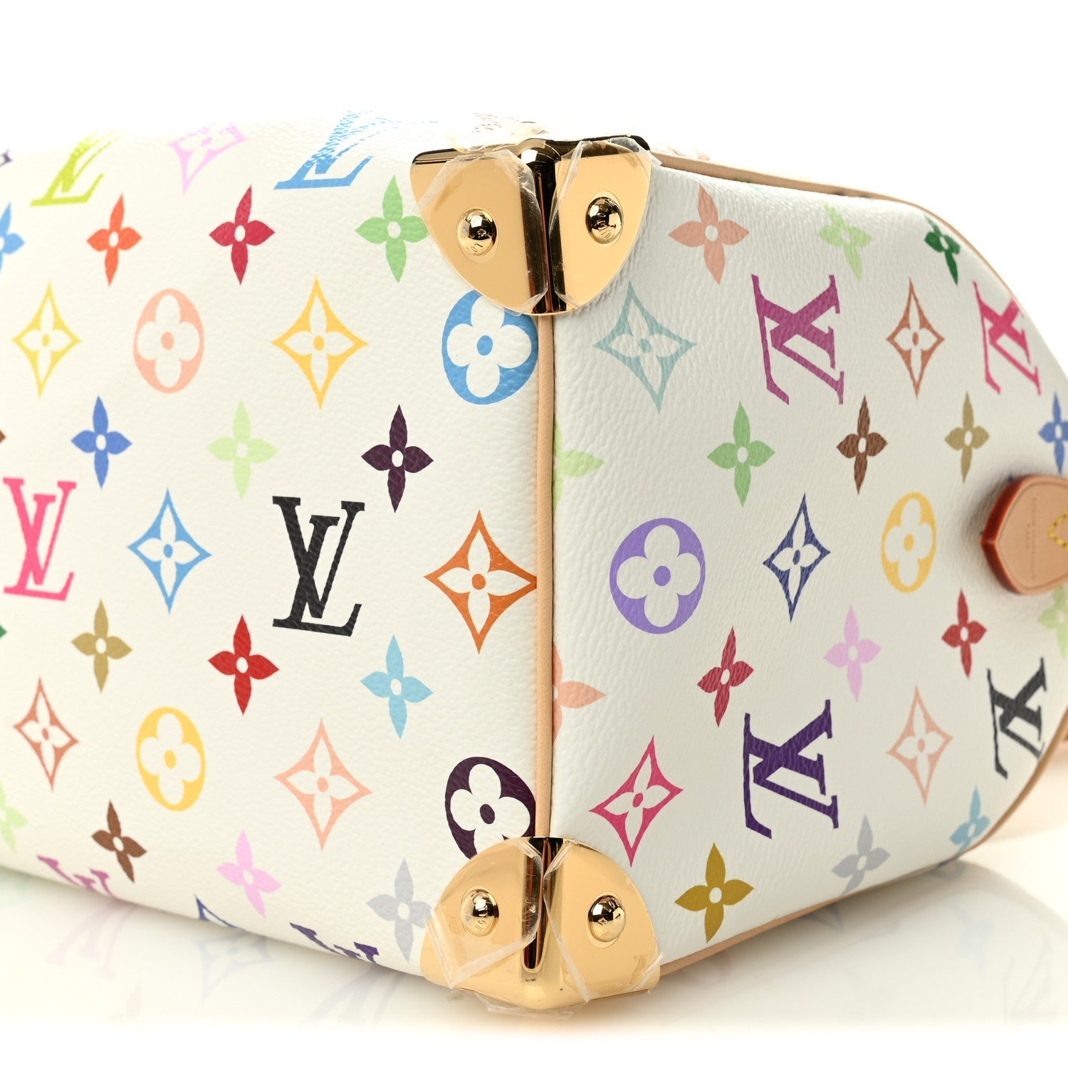 Louis Vuitton LV X TM Monogram Multicolor Speedy Bandouliere 25 White