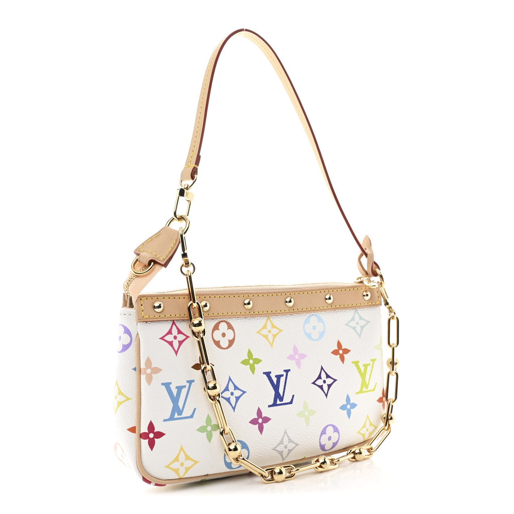 Louis Vuitton LV X TM Monogram Multicolor Pochette Accessories White