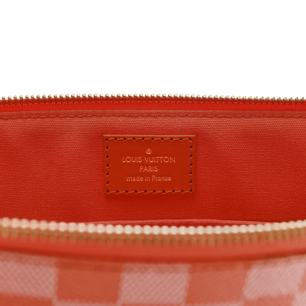 Louis Vuitton Damier Couleurs Kit Clutch Piment