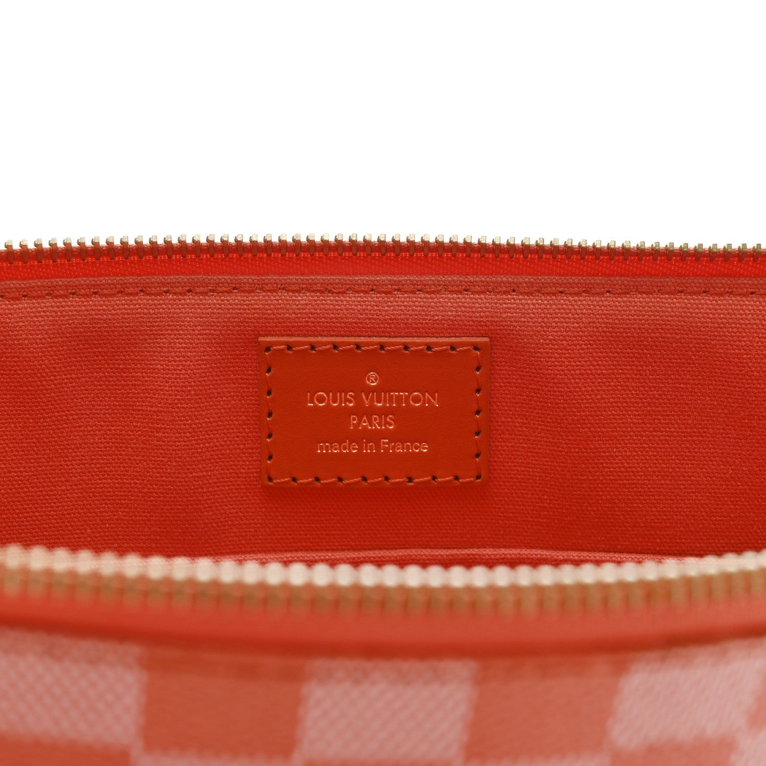 Louis Vuitton Damier Couleurs Kit Clutch Piment