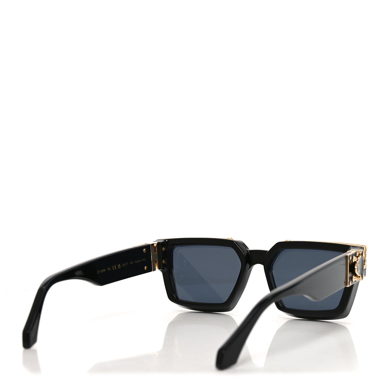 Louis Vuitton Acetate 1.1 Millionaires Sunglasses Z1165W Black