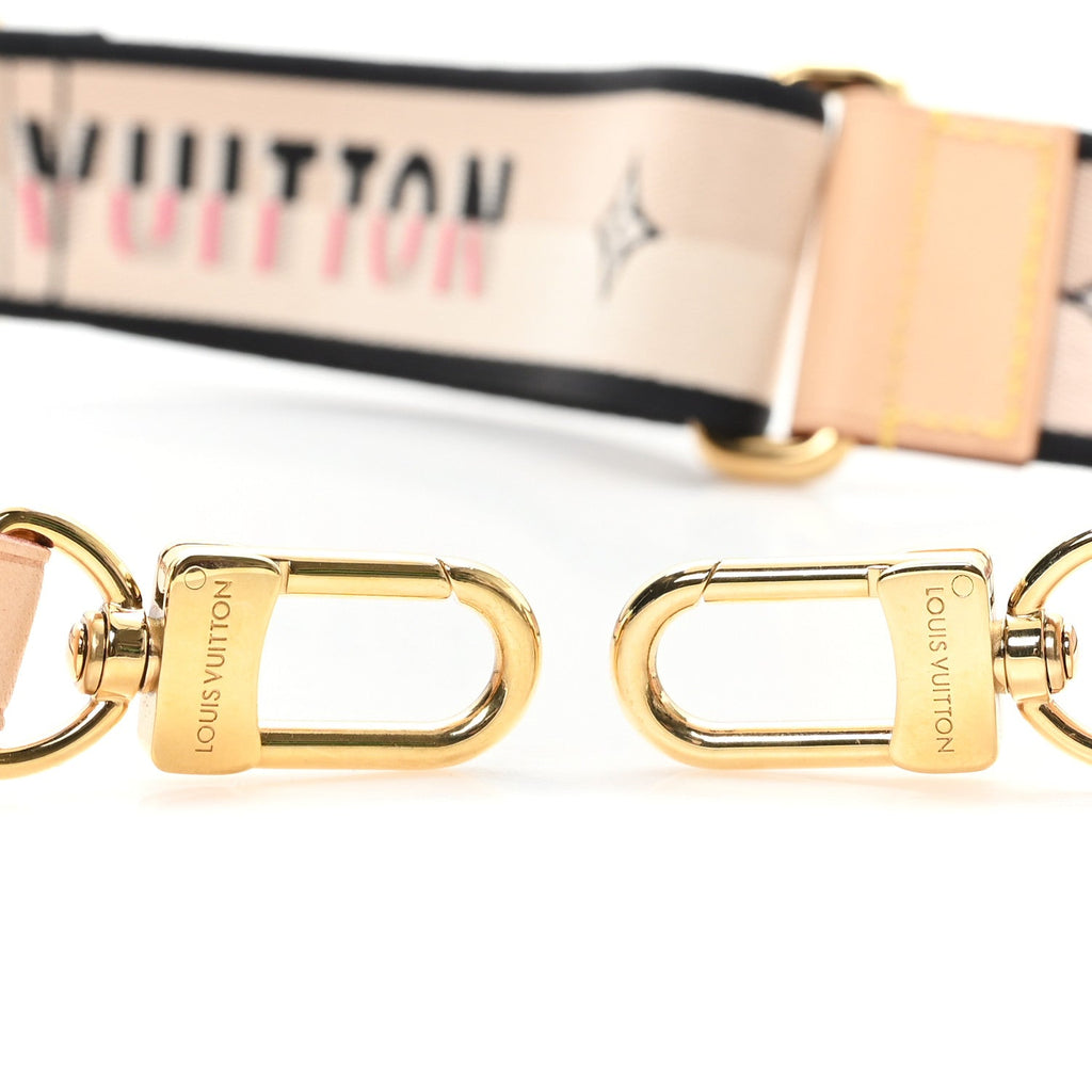 Louis Vuitton Jacquard Speedy Bandouliere 20 Shoulder Strap Black