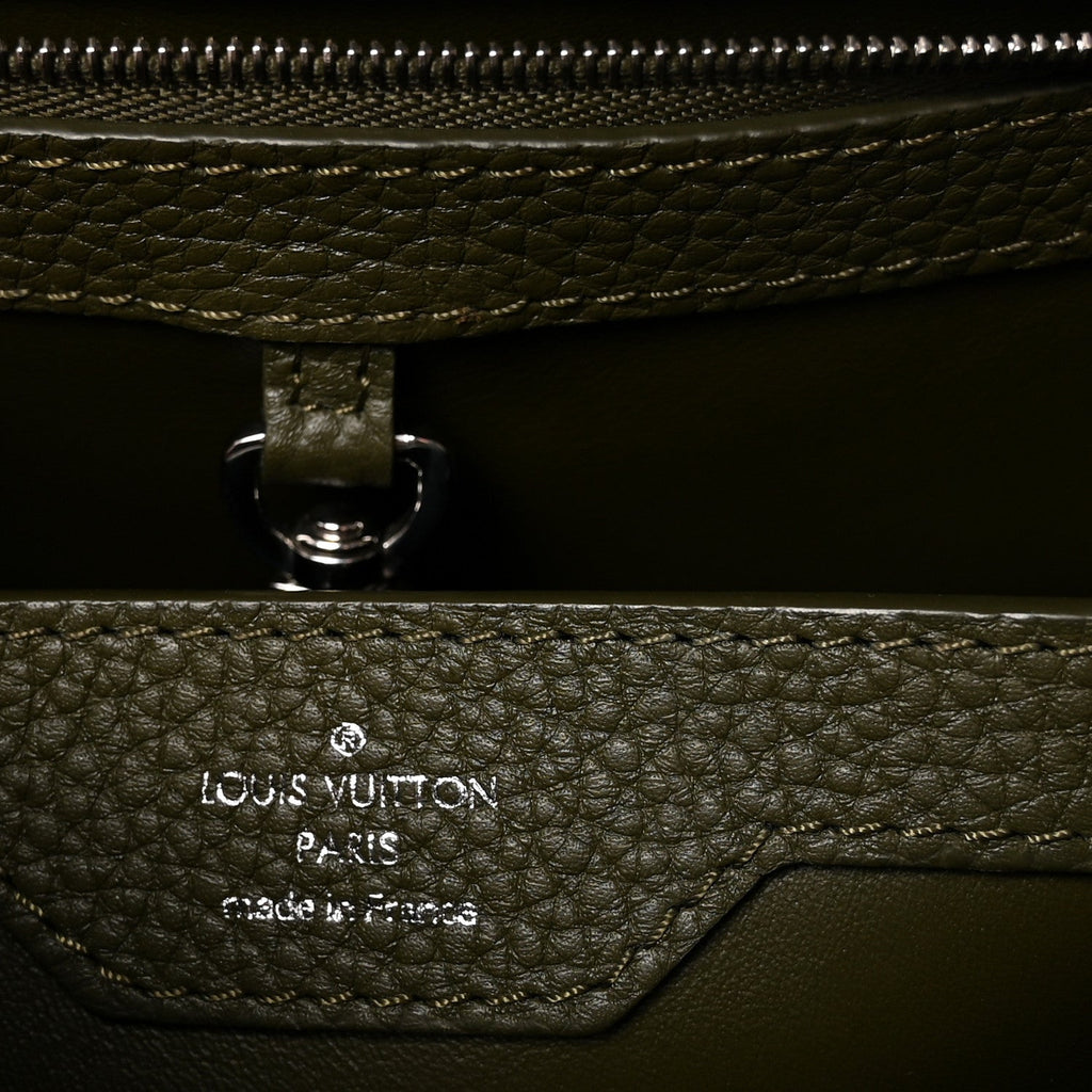 Louis Vuitton Taurillon Capucines BB Khaki