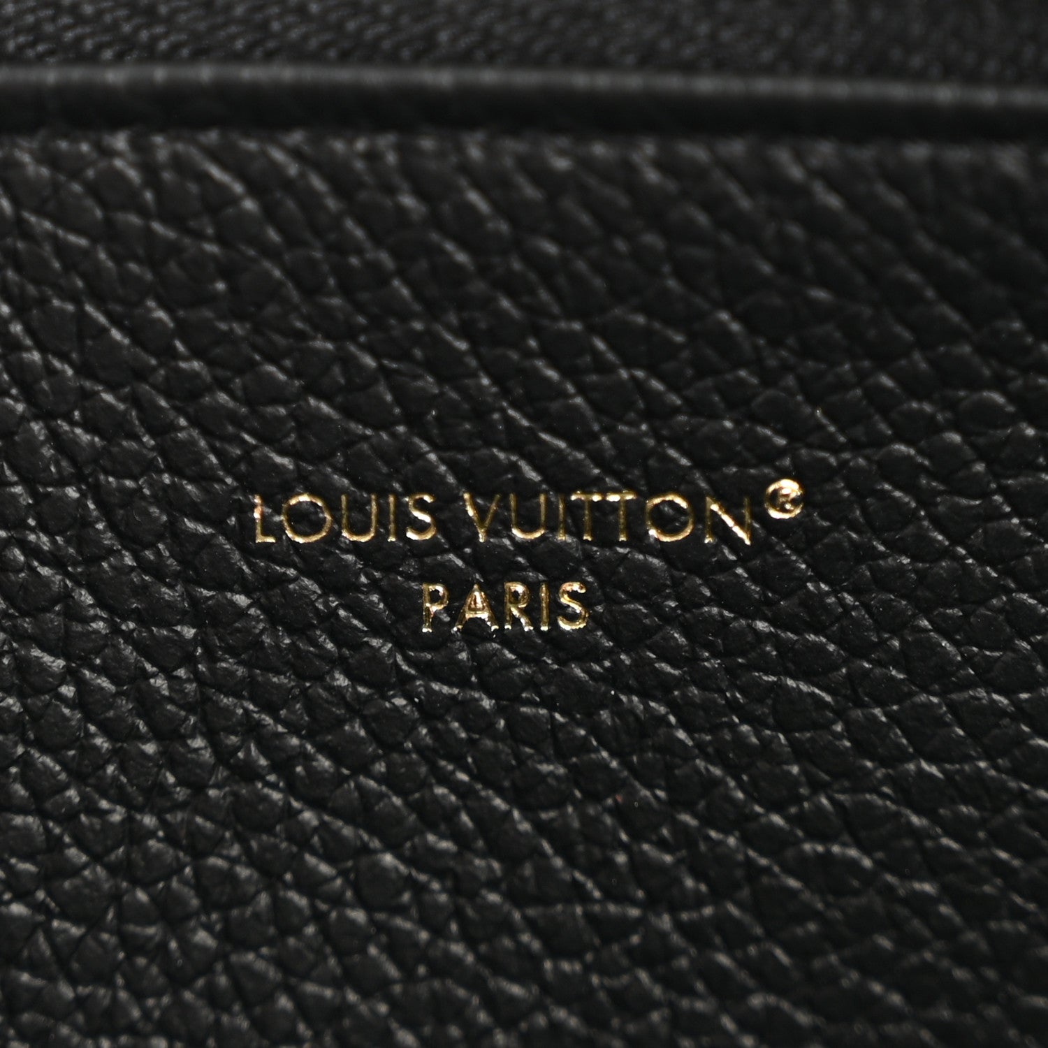 Louis Vuitton Empreinte Felicie Chain Wallet Zippered Insert Black