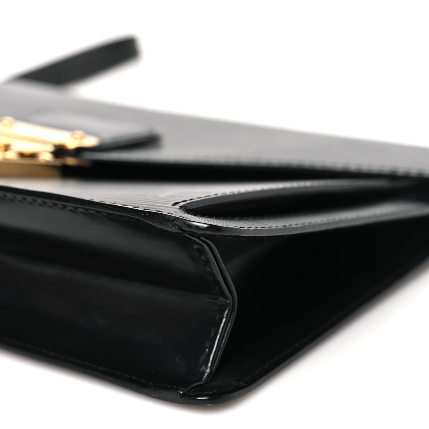 Louis Vuitton Epi Pochette Sellier Dragonne Clutch Black