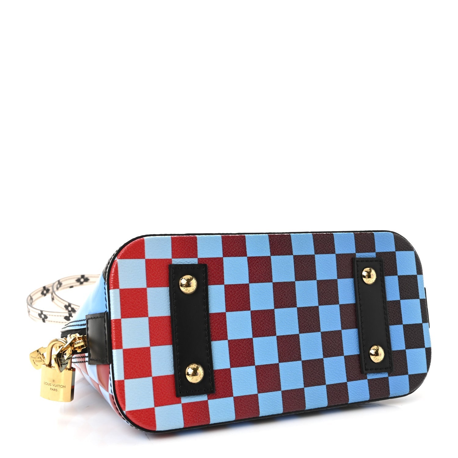Louis Vuitton Epi Damier Race Alma BB Blue Vert
